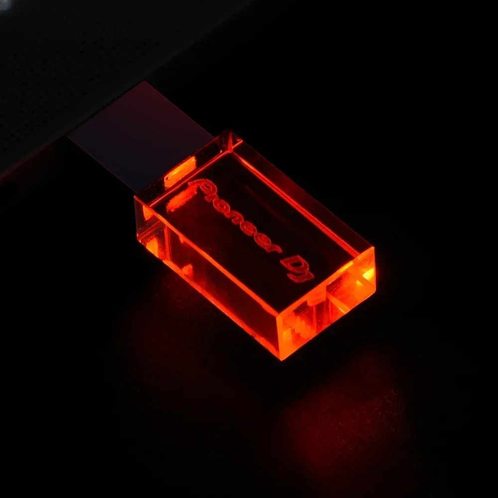 Brand New USB flash drive High Speed Writing Reading Memory stick Colorful LED light Pioneer DJ premium pendrive 32GB 64GB 128GB