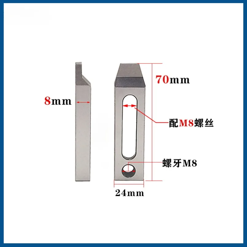 Imagem -03 - Ferramenta de Braçadeira Cnc Fio Edm Máquina Titular Gabarito Inoxidável Aço Inoxidável m6 m8 M10 Placa Pressão Máquina Fio Lento