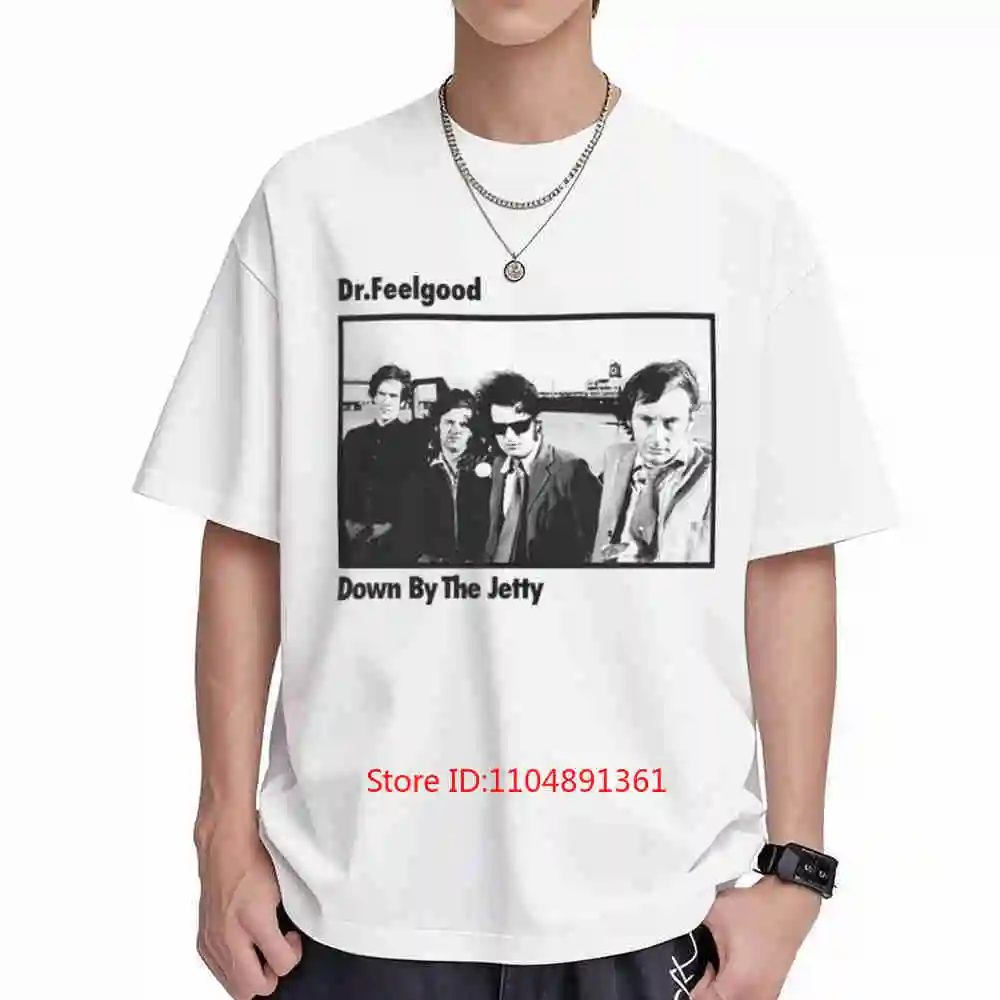 Dr Feelgood Down By The Jetty Short Sleeve Tee 100% Cotton T-Shirt