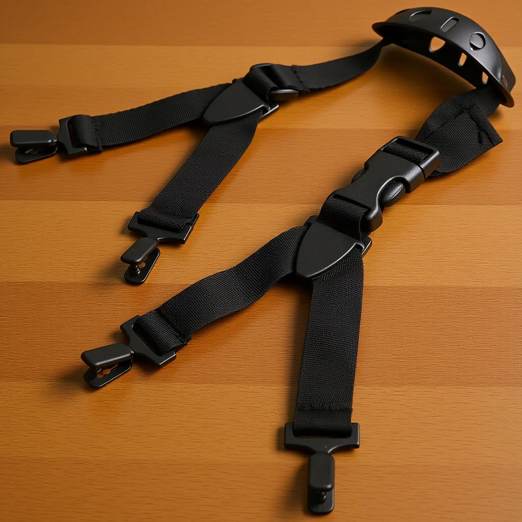 

Safety Strap Adjustable Chin Strap With Chin Cup Lightweight Durable For Hard Hats Mandibular Band Labor