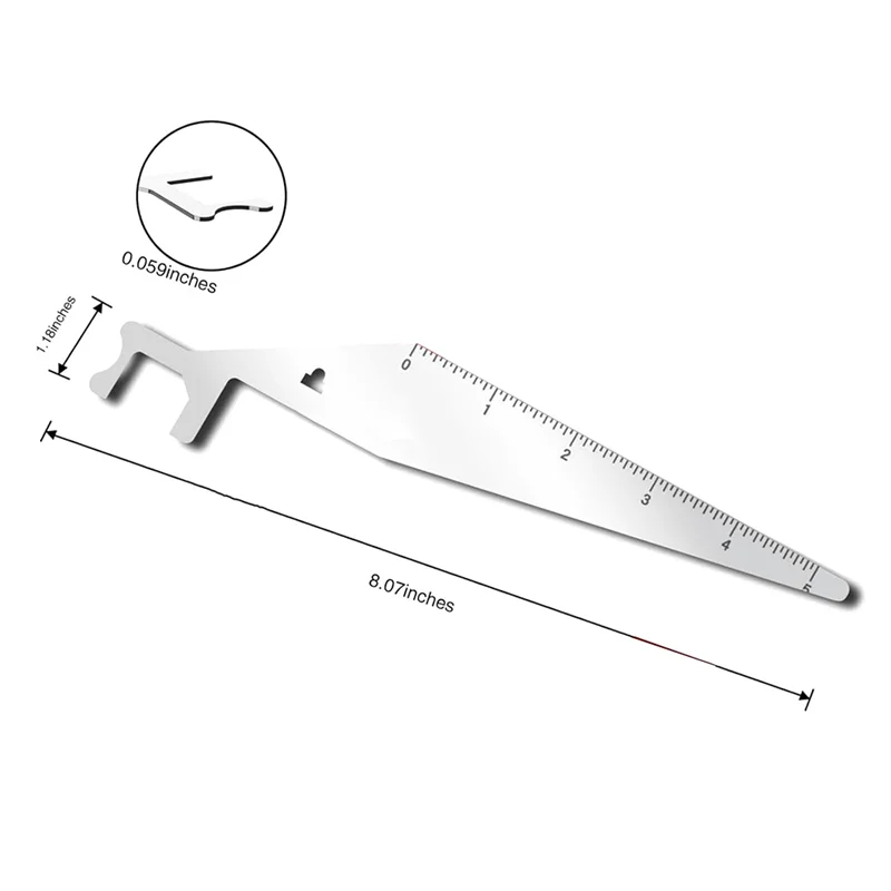 A59E-2 Stück Multi Federstahl Werkzeug Handwerkzeuge Feuerwehrmann Werkzeuge Silber Multi Federstahl Werkzeug