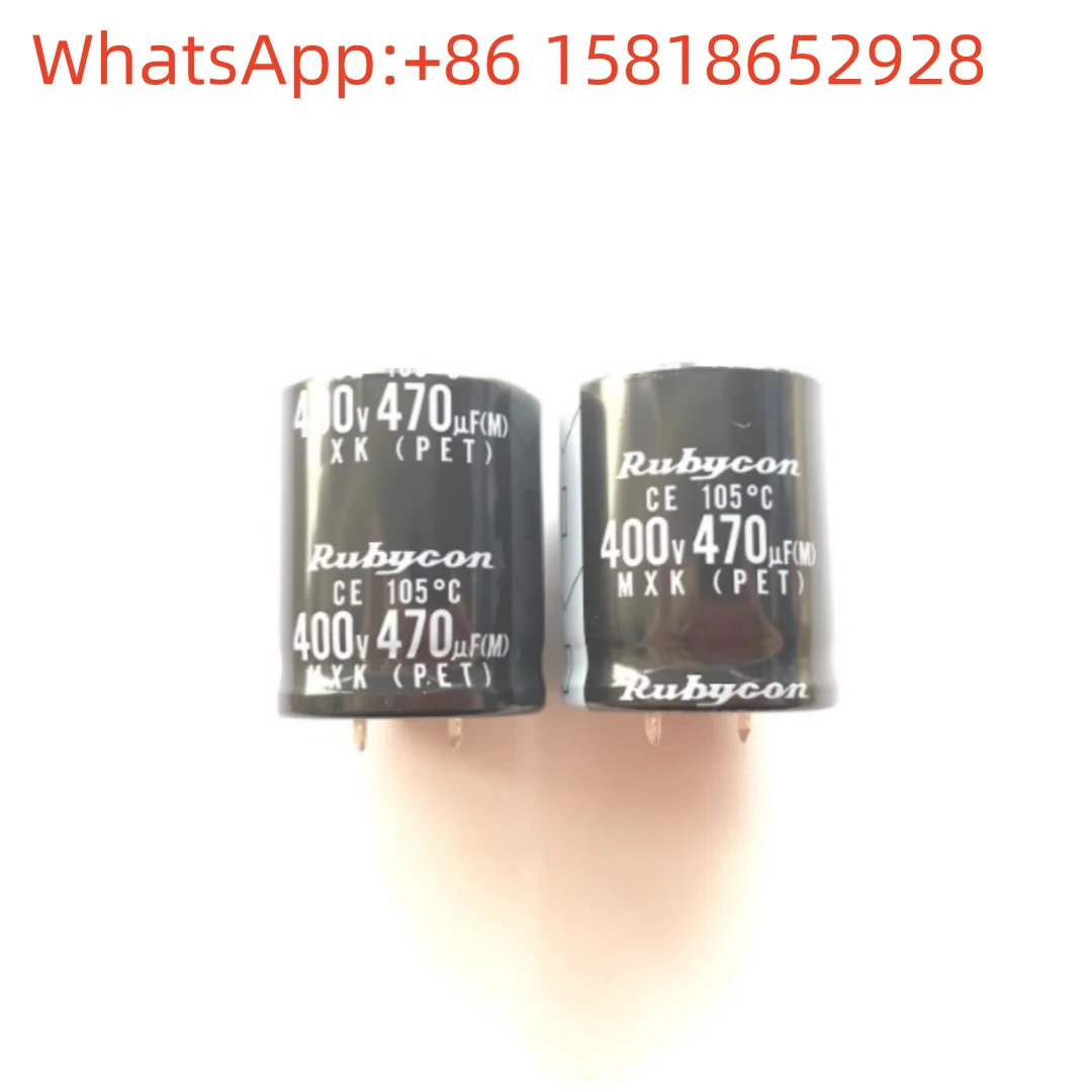 2pcs 470UF 400V Ruby 400V470UF 30X35 MXK Ultra-compact Electrolytic Capacitors
