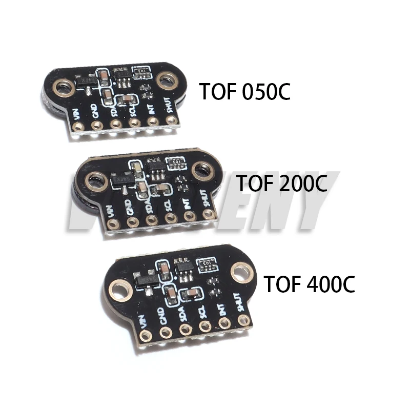 VL53L1/VL6180/VL53L0 Módulo de sensor de rango láser de tiempo de vuelo (ToF) TOF050C TOF200C TOF400C 50CM/2M/4M IIC para Arduino STM32