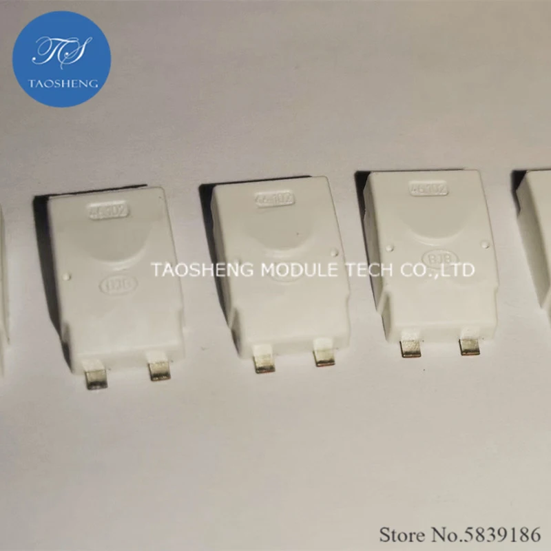 1PCS BJB 46.102.1001.50 Connector Teminal Block with Pin Spacing 4mm，Reflow Soldering 2pole 9ANGW300V