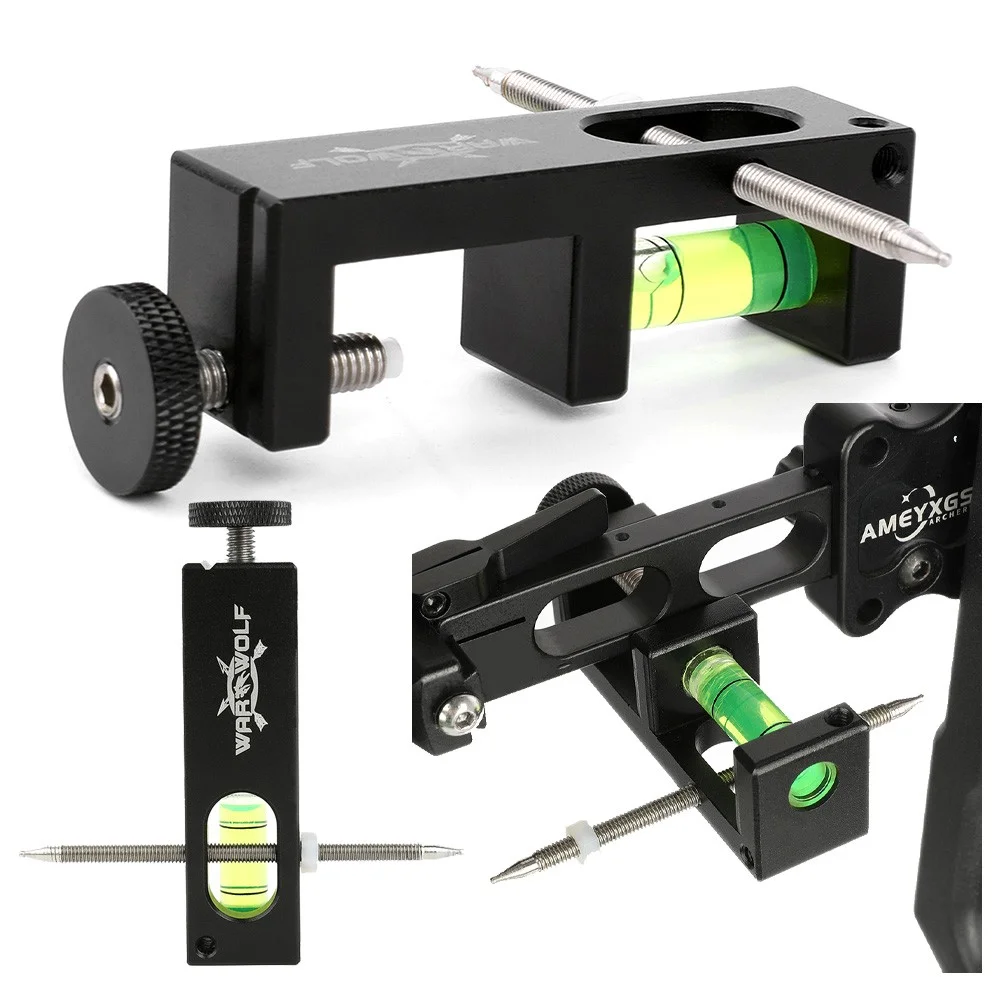 Bow String Level Tool Multi-function Bowstring Level Debugging Tuning and Mounting for Compound Bow Archery Shooting Accessories
