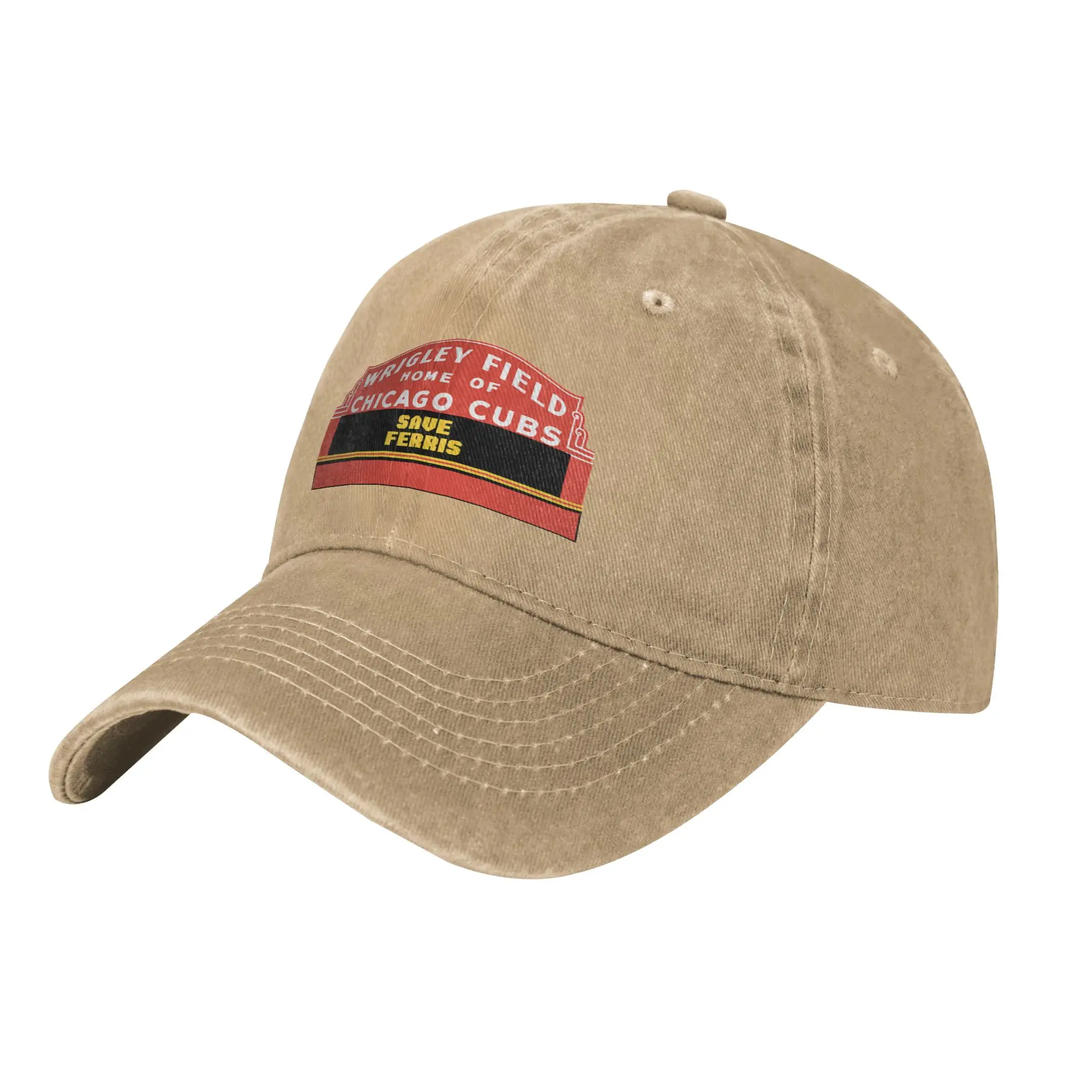 Fashion Save Ferris Wrigley Field Sign baseball cap  American Street Style Cap Women's