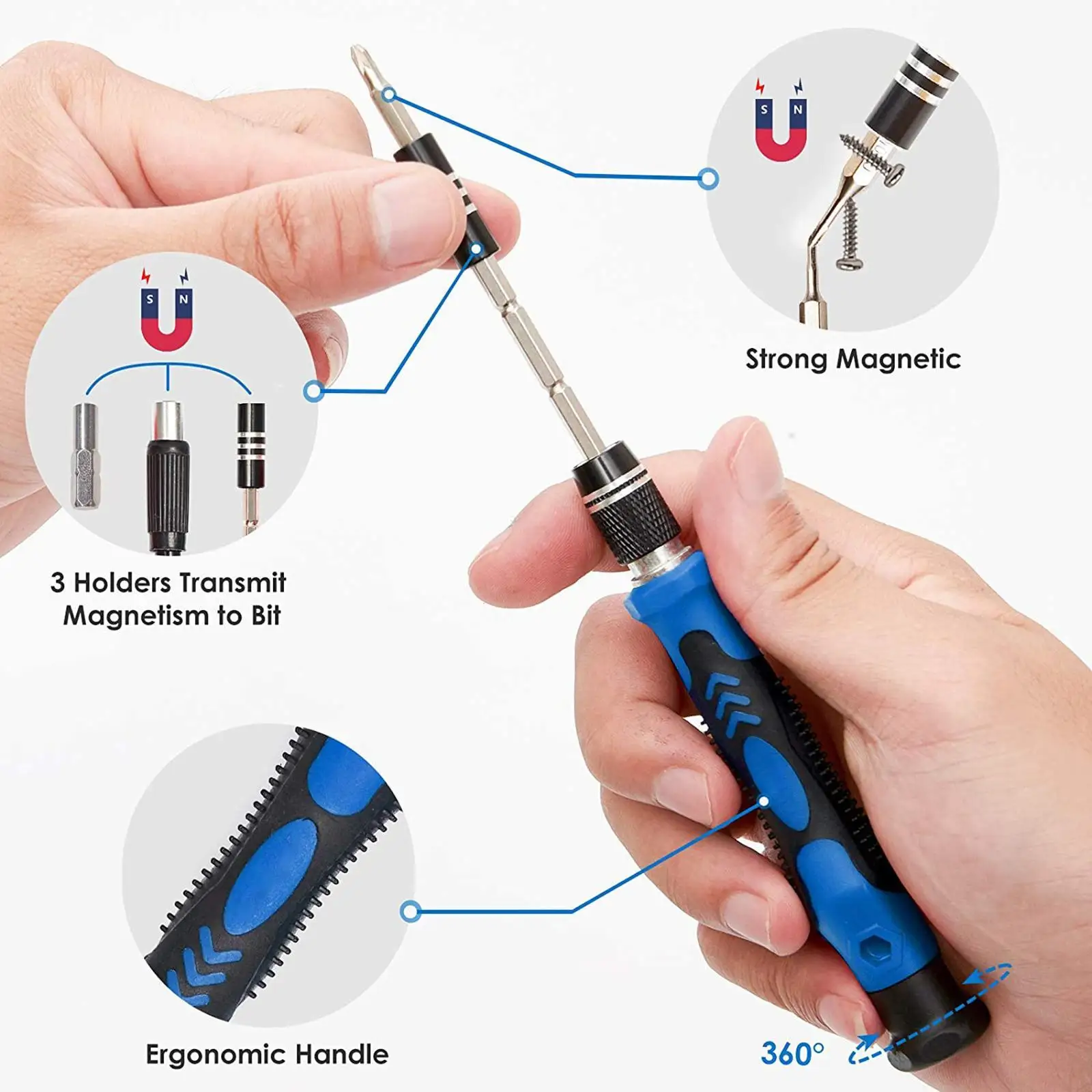 

142 in 1 Precision Screwdriver Set Aluminum Case Professional Repair Tool Kit for Eyeglasses Electric Equipment Smartphone Watch