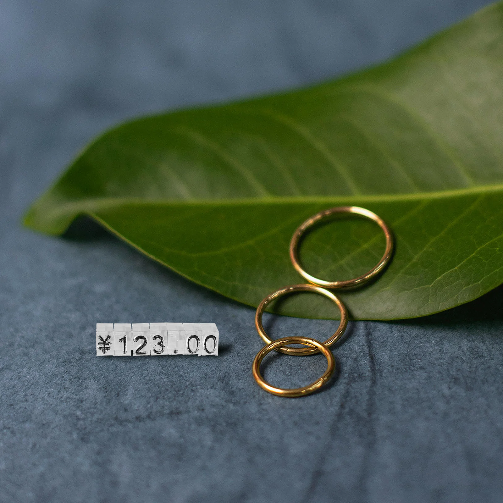 Mini Stickers Price Tag Display Stand Reserved Signs for Tables White Plastic Label