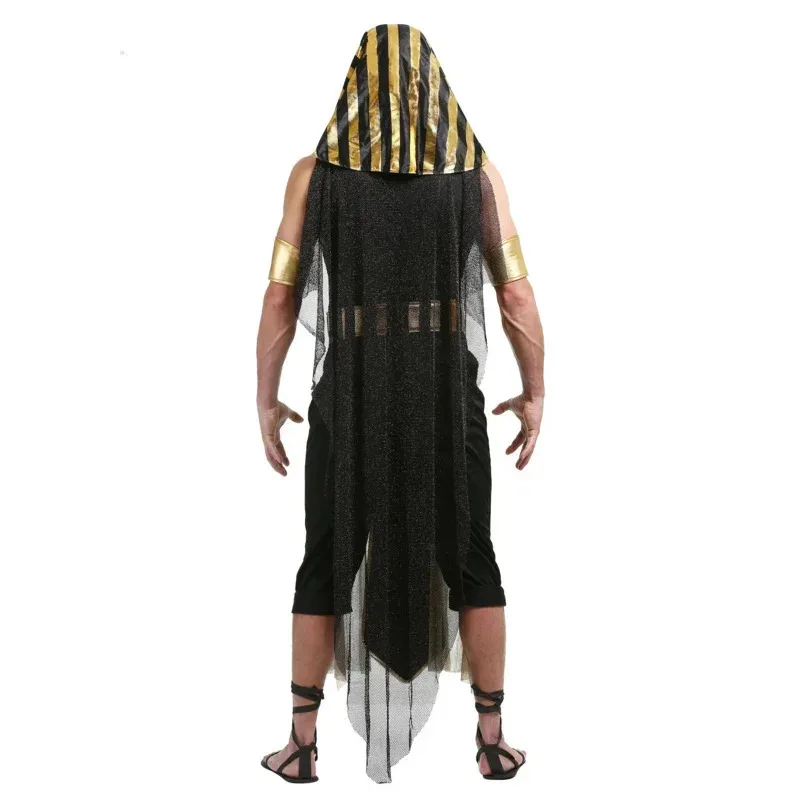 هاني 2025 أزياء الهالوين مصر القديمة الفرعون المصري للرجال الملك كليوباترا الملكة تأثيري كرنفال حفلة القرون الوسطى كو ☆ ★ ww