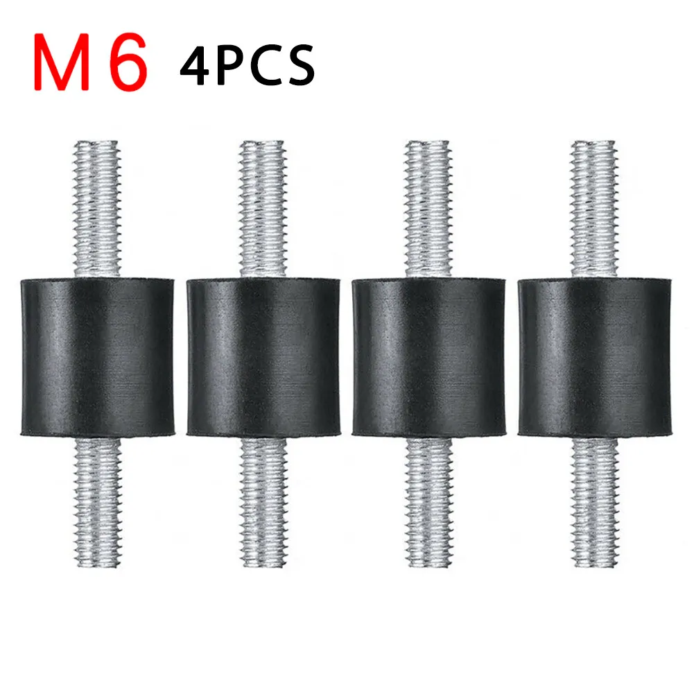 Reliable 4X Rubber Buffer Set Vibration Damper Silent Block Rubber Metal Buffer M5 M6 M8 for Vibration Interference Protection