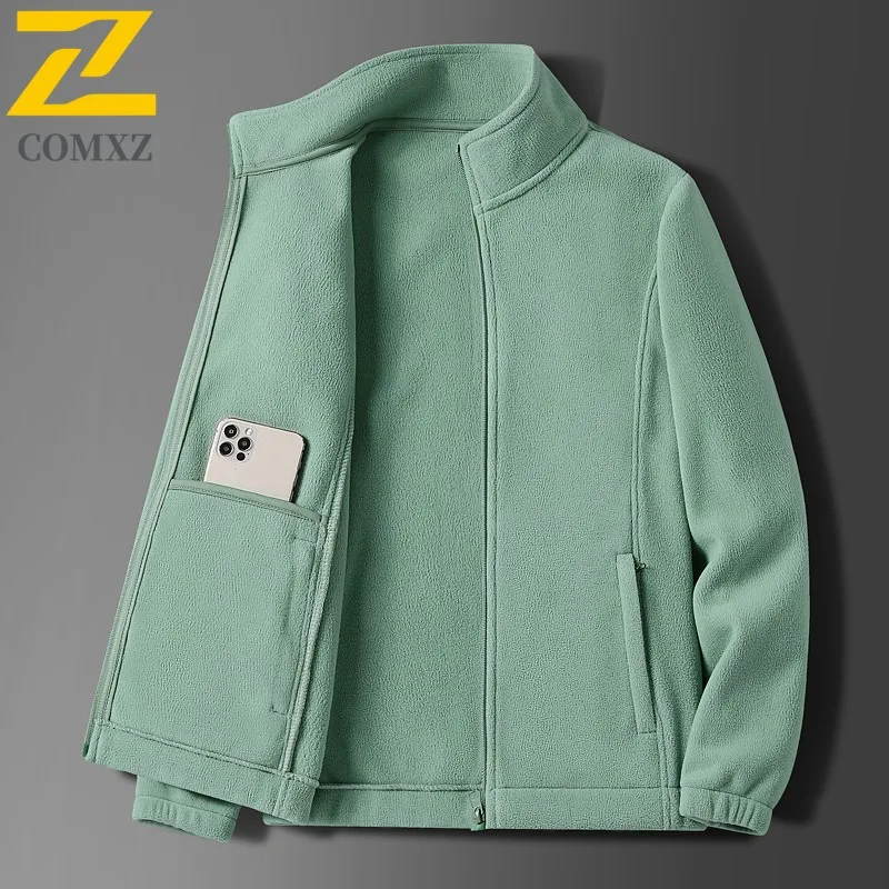 

COMXZ уличная куртка с воротником-стойкой для мужчин, роскошная простая дорожная утолщенная теплая парка, деловая повседневная удобная зимняя одежда