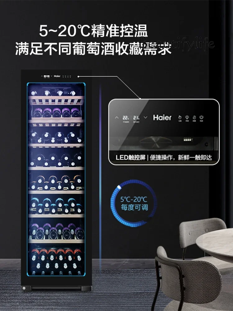 A grande capacidade refrigerou o armário do vinho, vinho tinto do agregado familiar, temperatura constante, comercial