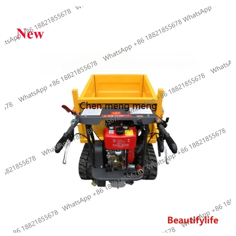 A55 Small crawler transporter aisle shuttle chain track all terrain off road vehicle