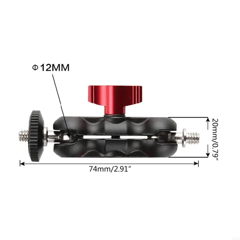 C1fe Ball for Head Clamp Arm for W/1/4 "Thread for GPS Phone LCD Vid