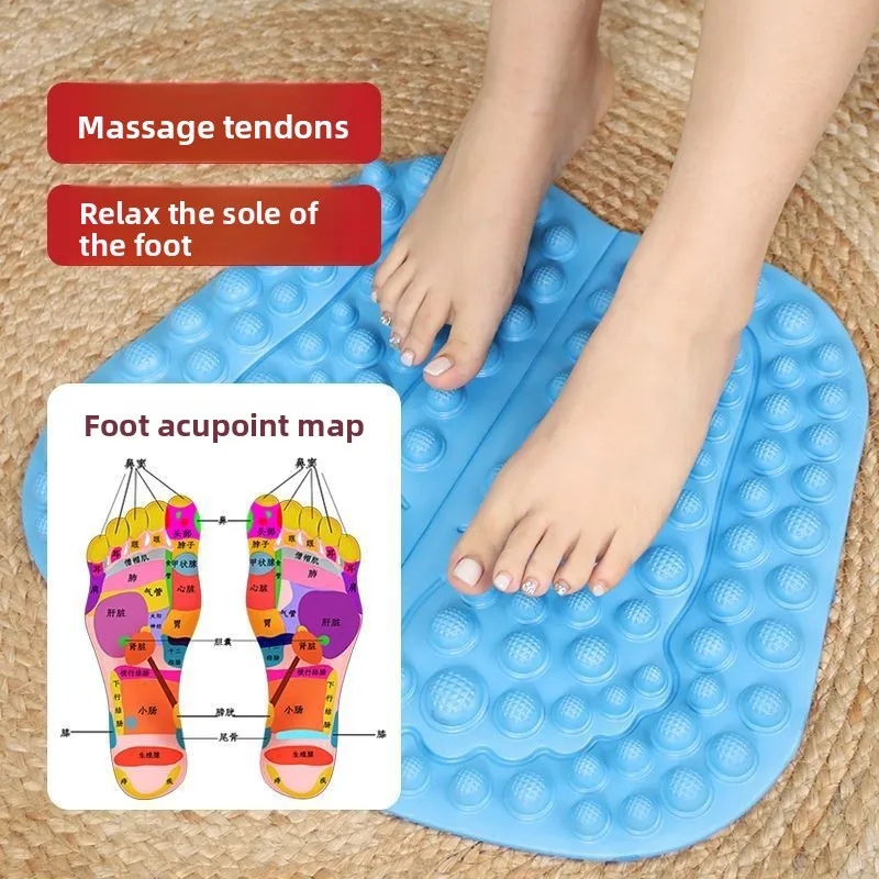 46 * 38Cm Pad Foot Step on The Sole of The Foot Acupressure Plate Acupressure Plate Soft Silicone Massage Foot