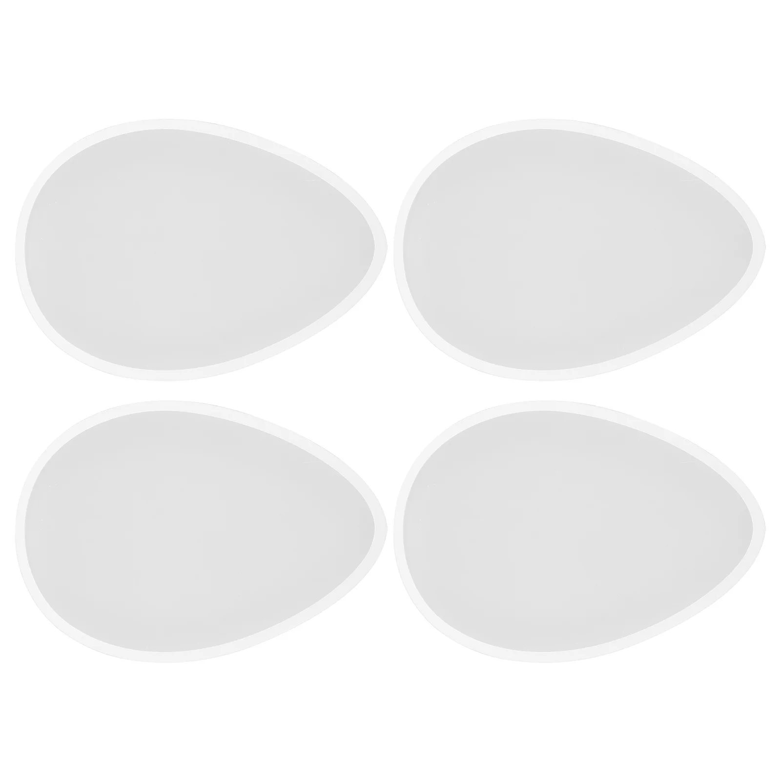 4개입 실리콘 그릇 뚜껑 소형 계란 찜기 뚜껑 재사용 가능한 밀폐 커버 신선도 유지 식품 보관 다용도 실리콘