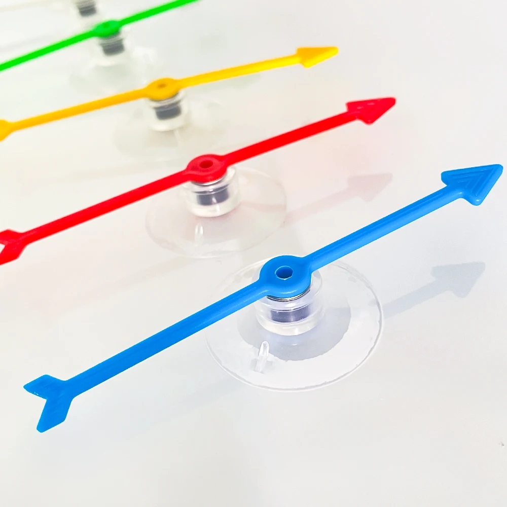 Spinner 10CM/13CM Plastic Arrow Spinners Suction Cup Board Arrow Toys for Party School Home DIY Board Game Kids Toy Accessories