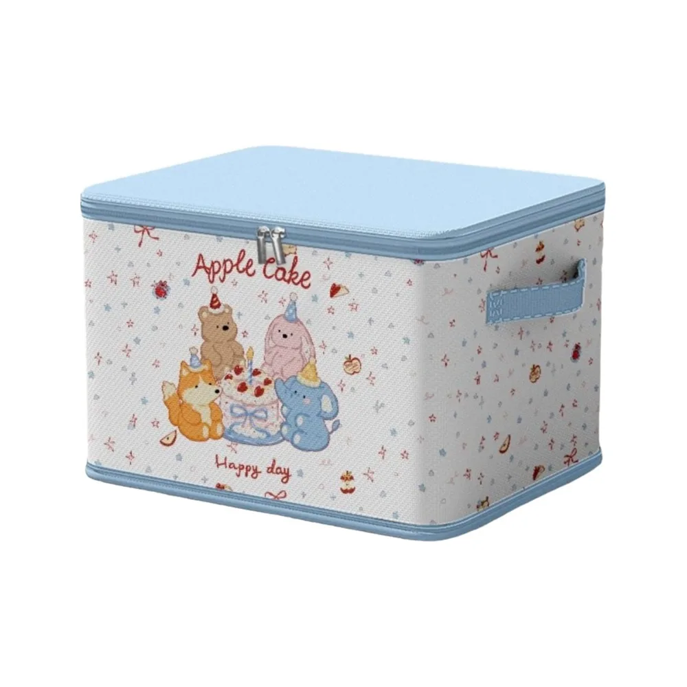 

Складной короб для хранения одежды с мультяшным рисунком, пыле- и влагозащищенный, для одеял, брюк, свитеров, экономит место, большой объем