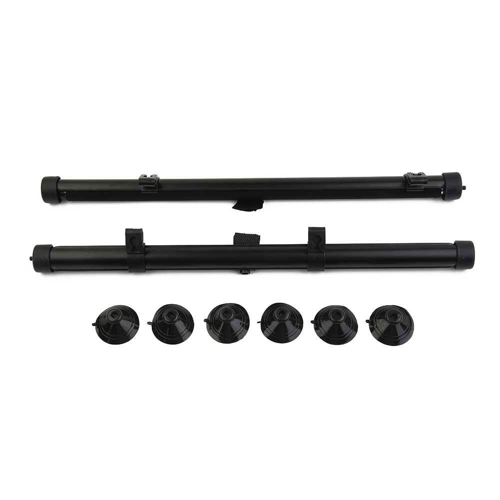 40*60cm Car Roller Shades Baby Black Cover Curtain Easy Installation Retractable Roll Side Window Sun Visor 2pcs