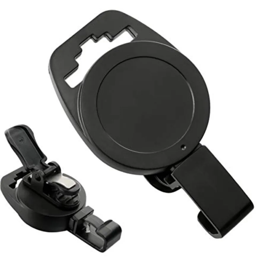 

MRI Safe Badge Reels - Retractable Badge Holder Clips - Made of Plastic and Non-Ferrous Metal - I'd Reels Extending Lanyards fo