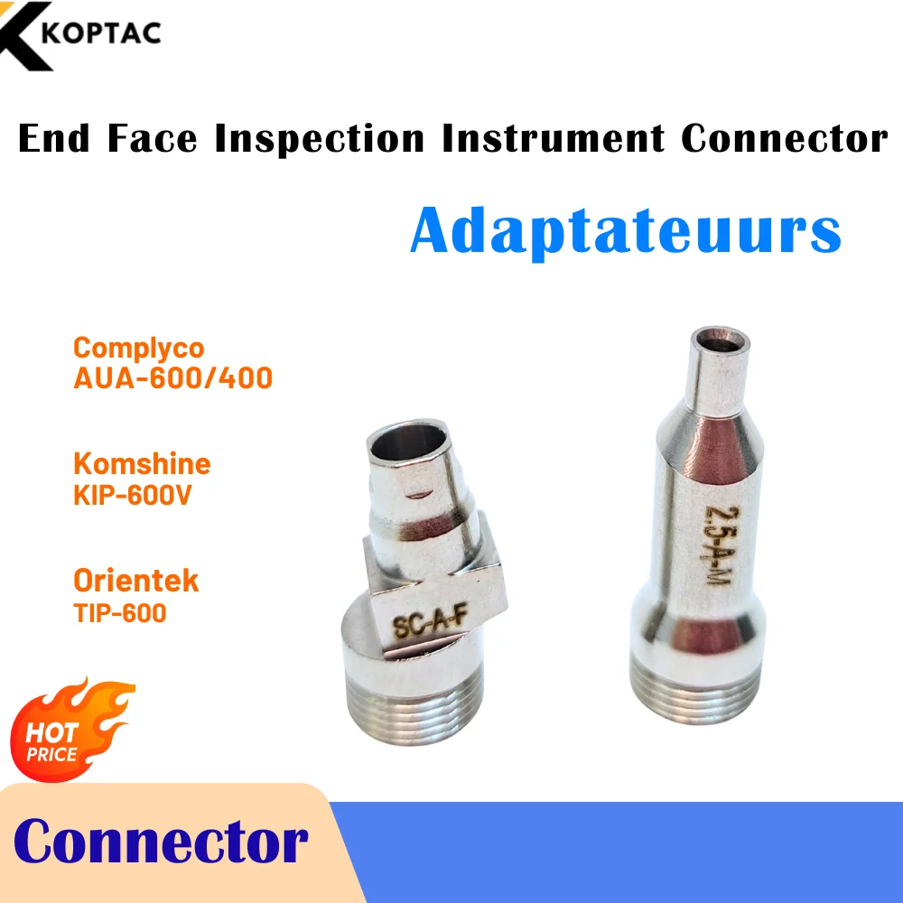 

Fiber Optic SC APC Connectors Adapters Suit Comptyco AUA-400/600 Komshine KIP-600V Orientek TIP-600 Inspection Probe Microscope