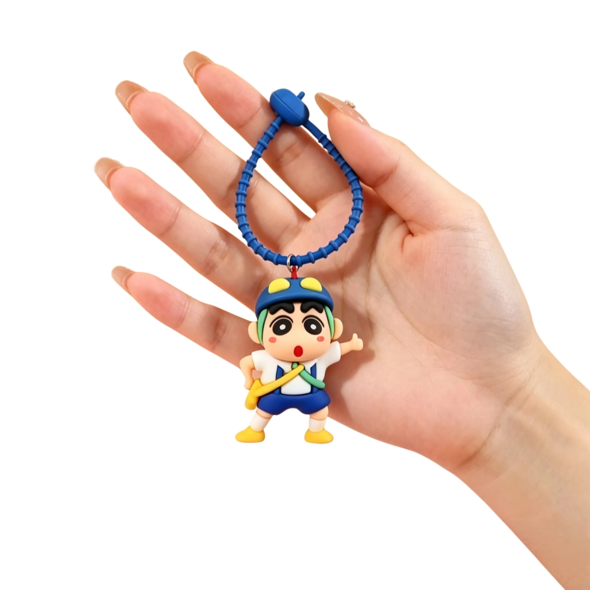 Car Accessories For Decoration - 1/2Pcs Crayon Shin-chan Cartoon Figure Keychain