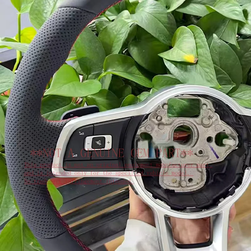 For Volkswagen Steering Wheel Modification Parts  Horn Cover Golf 7 7.5 Rline CC Polo Passat Tiguan Scirocco
