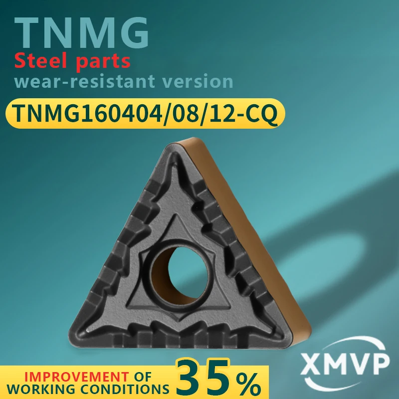 

Triangular CNC turning tool TNMG1604040812-CQ steel wear-resistant grade BP8218 tool grain