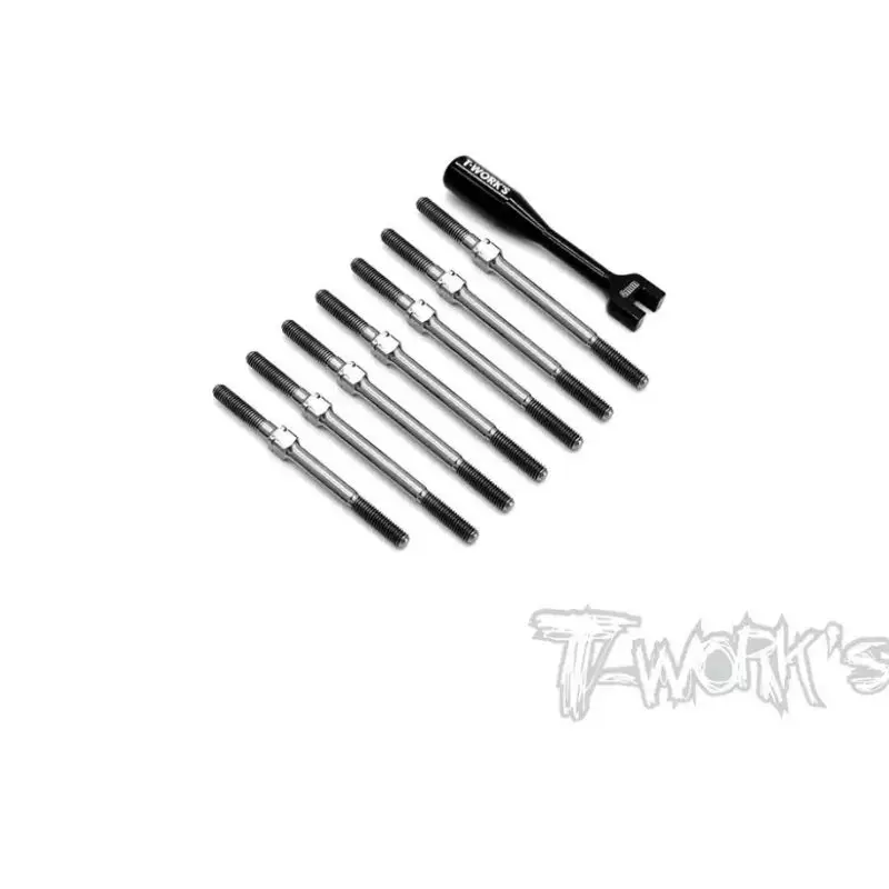 

Original T works TB-224 64 Titanium Turnbuckle Set ( For Xray XB4'21 ) Professional Rc part