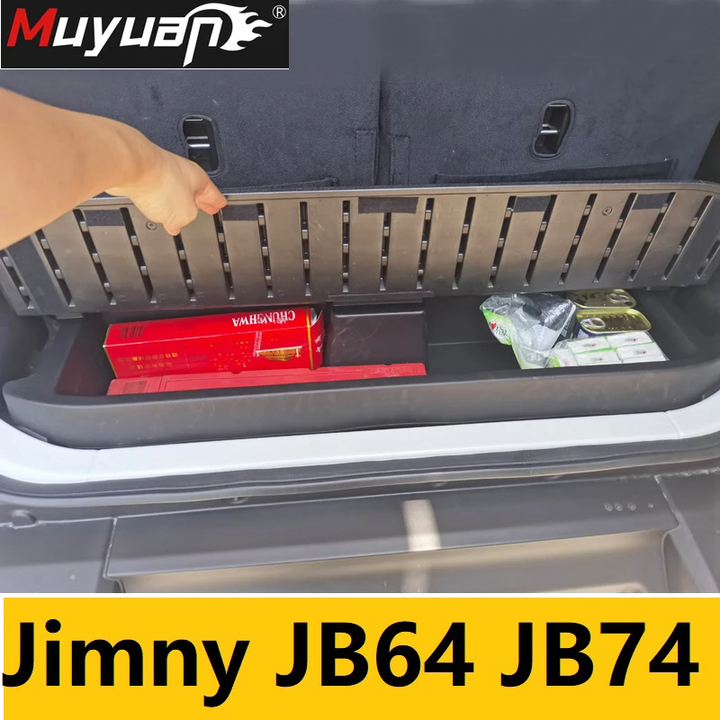 Trunk tool storage box For Suzuki Jimny JB64 JB74W 2019 2020 2021 2022 2023 Rear Storage Toolbox folding Organizer Accessories