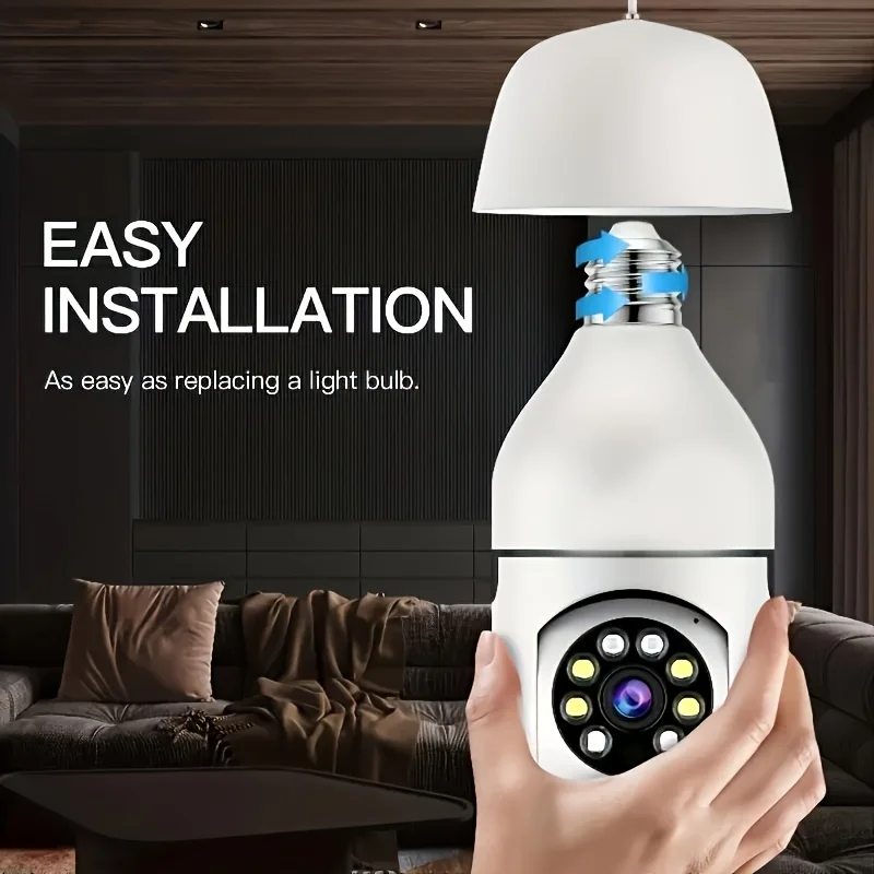 كاميرا YI IoT 1080P Bulb Light تتبع تلقائي، كشف الشخص، رؤية ليلية بالأشعة تحت الحمراء 1080P