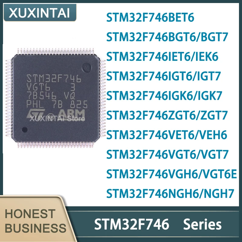 

5Pcs/Lot New Original STM32F746 BET6 BGT6 BGT7 IET6 IEK6 IGT6 IGT7 IGK6 IGK7 ZGT6 ZGT7 VET6 VEH6 VGT6 VGT7