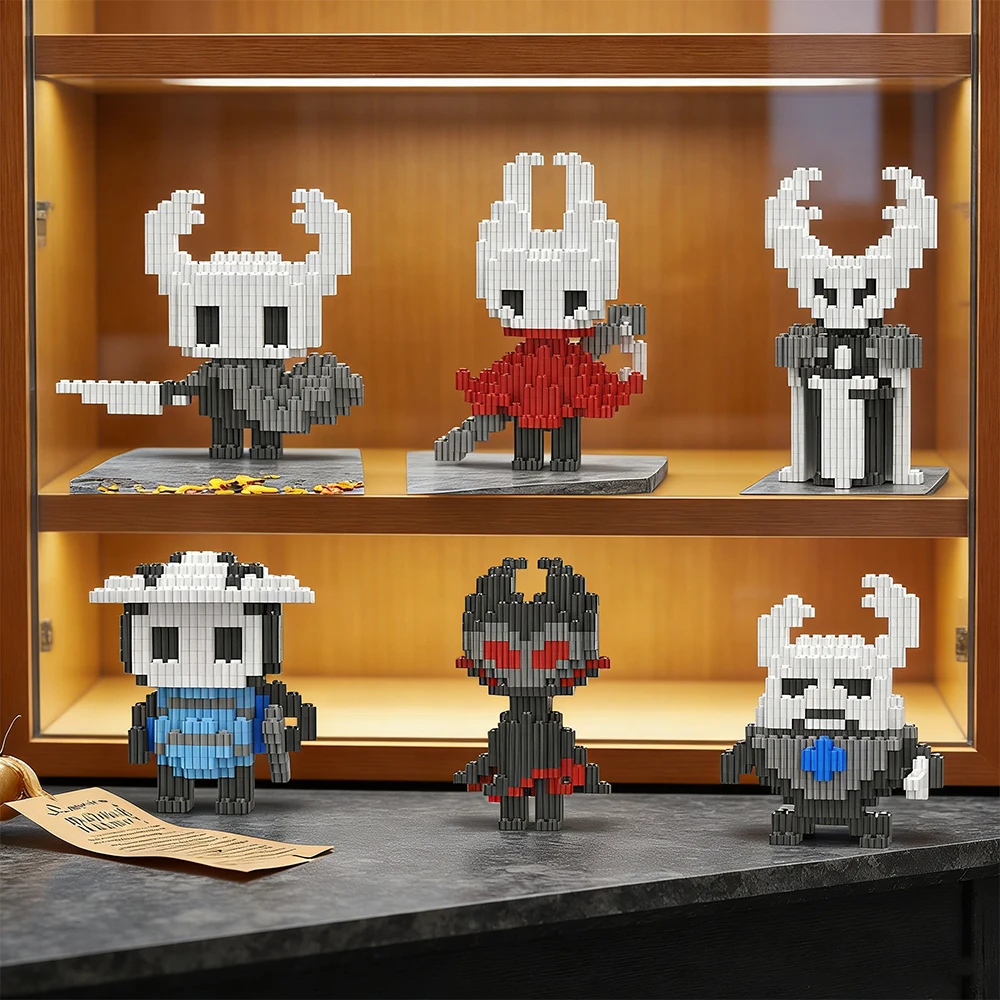 NEW Hollow Popular Knight Building Block Set Toy game character Model Mini Bricks Figures Decompression Toys Family Ornaments
