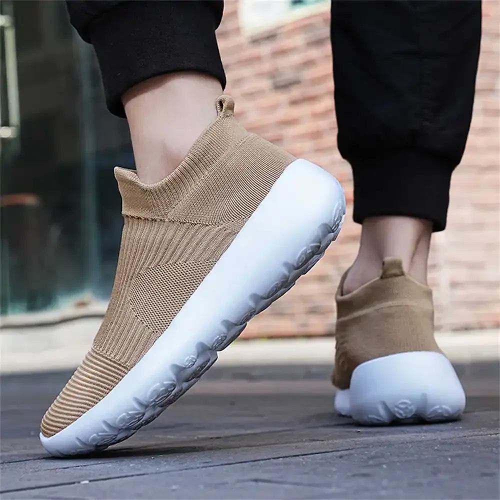 Number 40 Knitting Funny Shoes For Men Casual Sneakers For Men Brand Plus Size Sports To Play Promo Luxo Special Offers