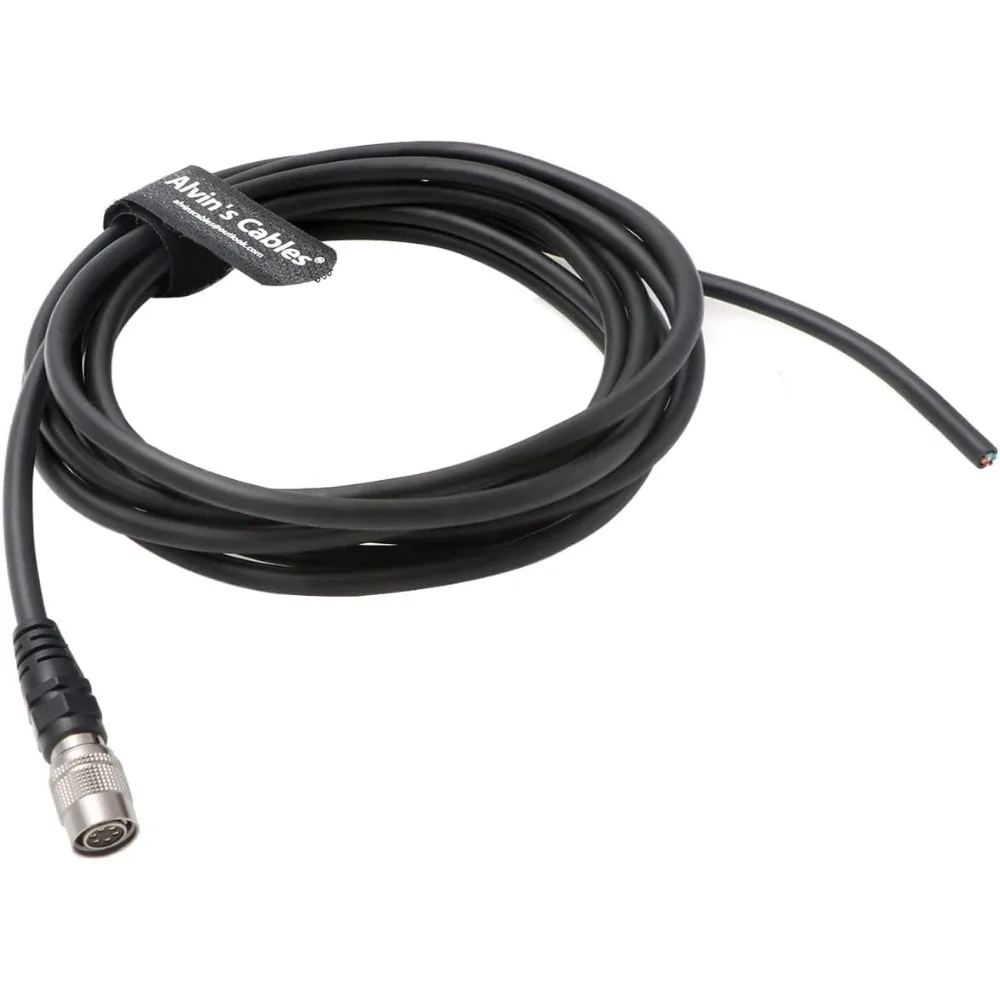 Alvin's Cables HR10A-7P-6S Hirose 6 Pin Female High Flex IO Cable for Basler ACE CCD MED Camera 3M| 9.8ft