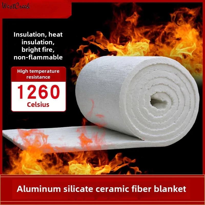 WESTCREEK Aluminum silicate ceramic fiber blanket insulation and fireproof material blanket high temperature resistance of 1260℃