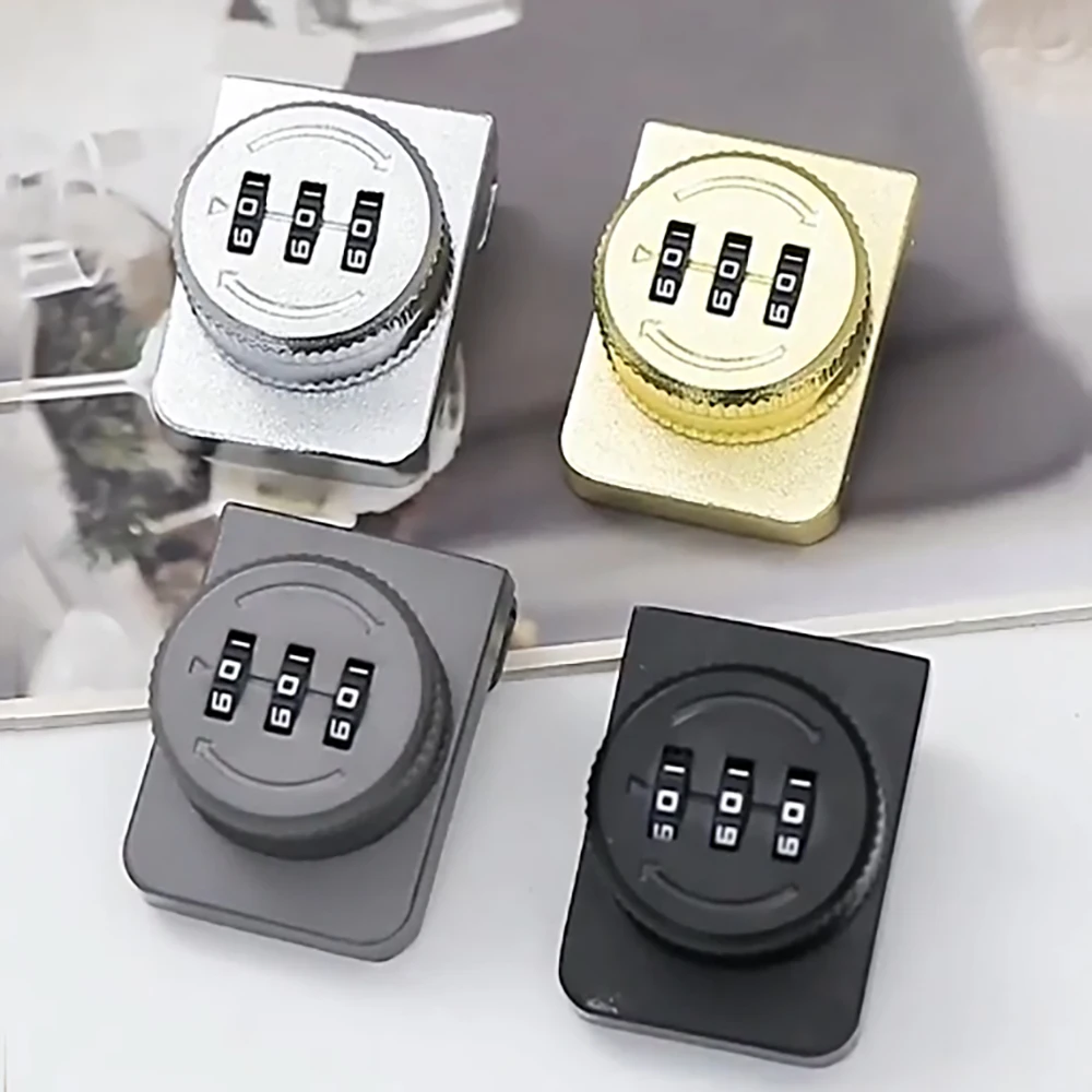 1Pcs Zinc Alloy Password Lock Single&Double Glass Door No Perforated Cabinet Glass Door Cabinet Wine Cabinet Sliding Glass Lock