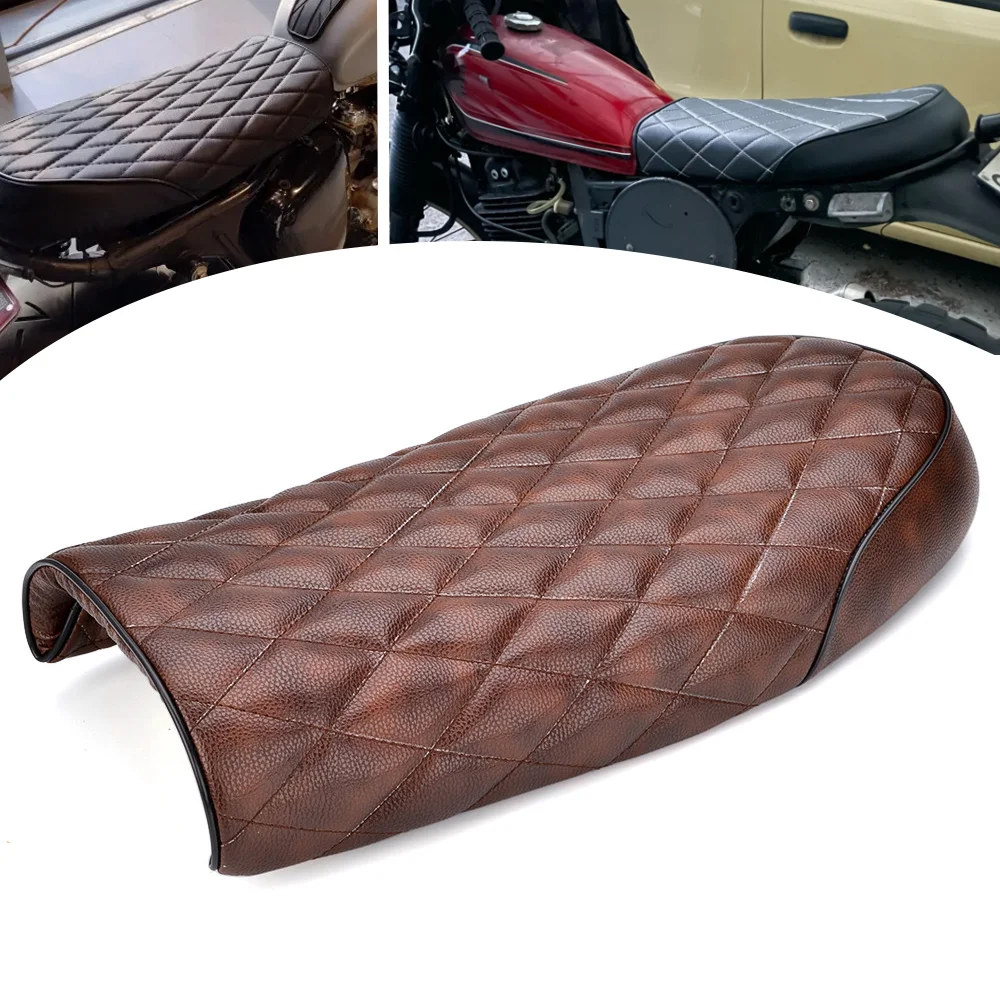Motorcycle Seat Cushion Vintage Flat Saddle Seats For Honda CL100 CL125S CL175 CL200 CL350 CL360 CL450 XJ SR 250 400 500 600