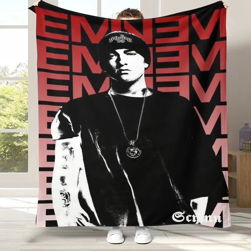 Rap God Slim Shady Eminem Hiphop Soft Flannel Blanket,Cozy Warm Throw Blanket for Bed,Sofa,Living Room,Picnic,Camping,Home Decor