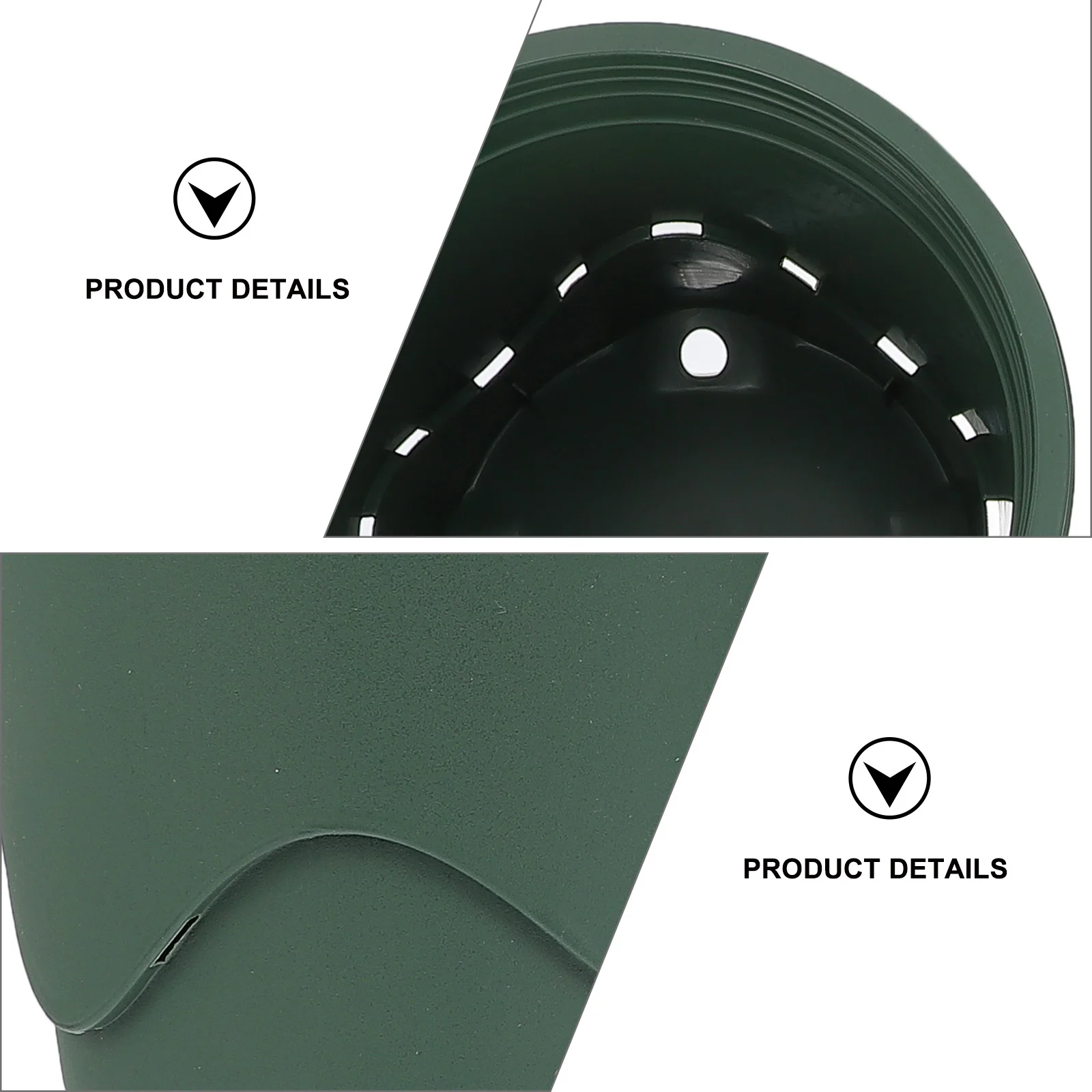 

4Sets Root Control Flowerpots Plastic Flower Holders Moderate Size Indoor Outdoor Plant Pots with Trays Premium Flower Holders