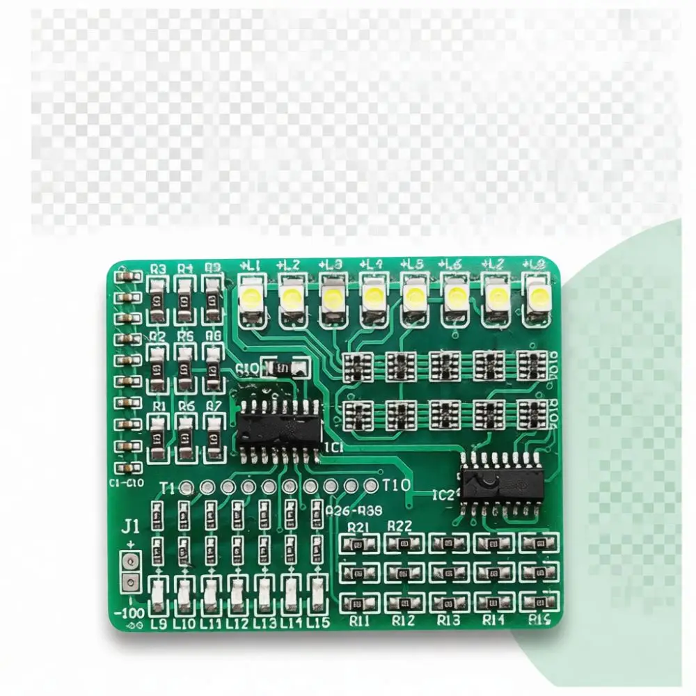 Electronic Soldering Training Kit SMT Practice Board DIY Circuit Board Component Assembly Skills Education Laboratory Tools