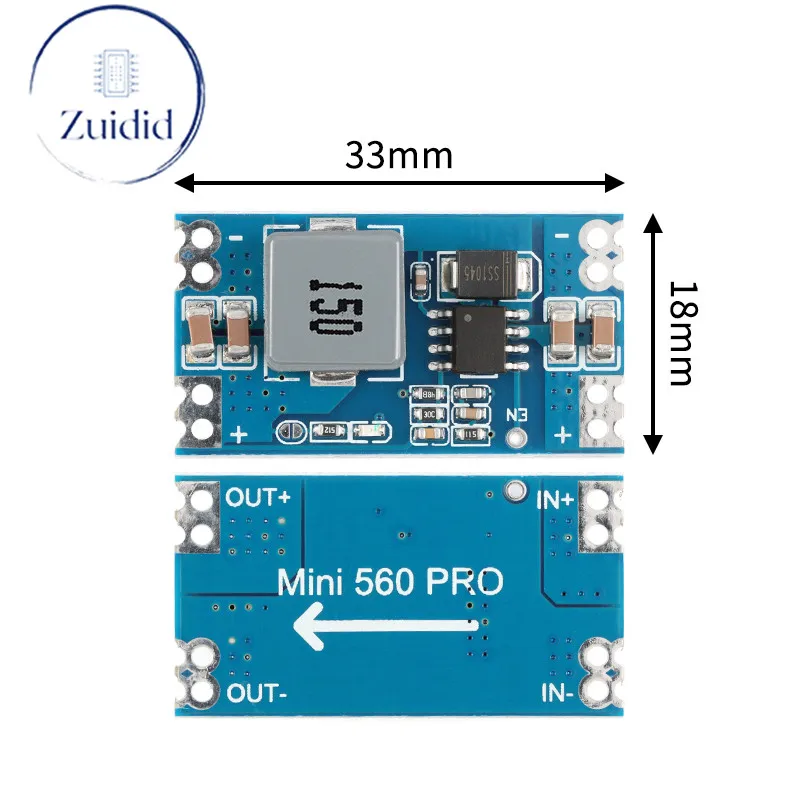 5/1pcs High Efficiency Output 3.3V 5V 9V 12V 5A Mini560 Pro Step Down DC-DC Converter Voltage Regulator Buck Power Supply Module