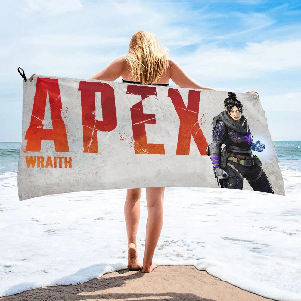 Банное полотенце Apex Legends, пляжное полотенце, женская длинная юбка с шелковым принтом, завернутое бикини, покрытое солнцезащитным кремом, одеяло