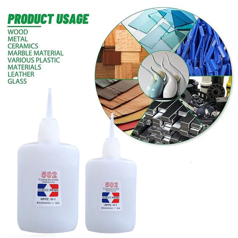 28/45g 502 Super Glue Instant Dry Cyanoacrylate Strong Adhesive Quick Bond Leather Glass Metal paper plastic Office Supplies