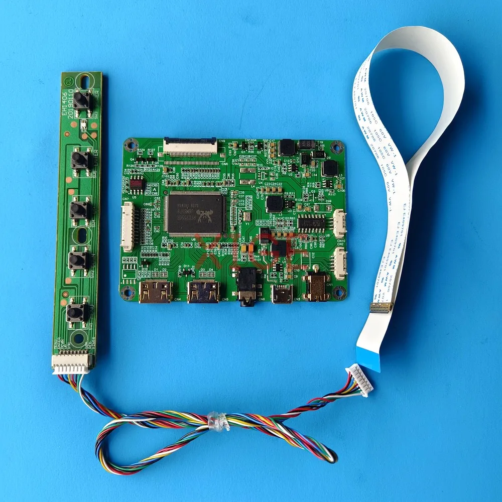 

Для LTN156AT37-L01/L02/T01 2Mini-HDMI дисплей для ноутбука EDP 30-контактный 15,6 "1366x7668 контроллер Micro USB плата драйвера DIY Kit