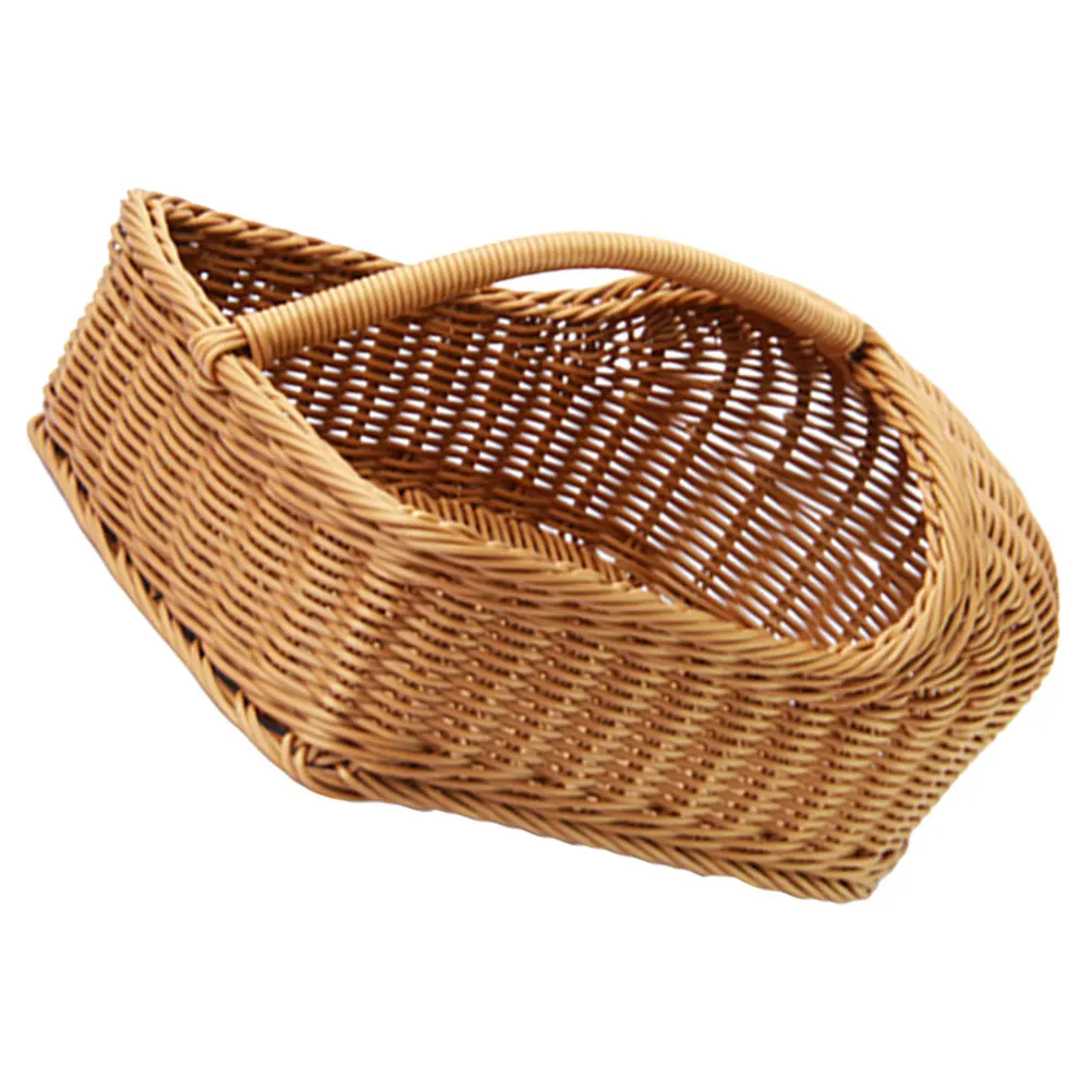 

Household Slipper Container PP Rattan Basket Multi-Function Convenient Slippers Organizer for Hotel Homestay Door Storage