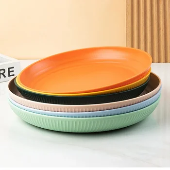 Reusable Wheat Straw Dinner Plates 6