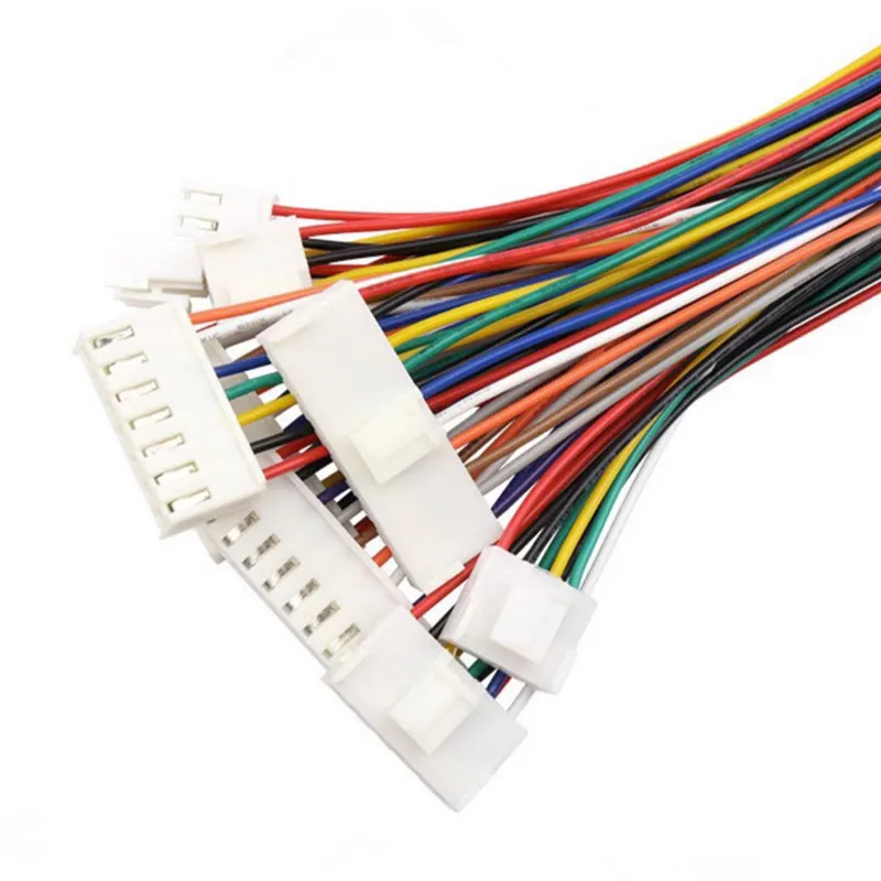 5pcs JST VH 3.96mm Pitch Female Housing Plug Wire Cable Connector 2P 3 4 5 6 8 10 Pin VH3.96 20/22AWG Wires 10CM 20CM 30CM