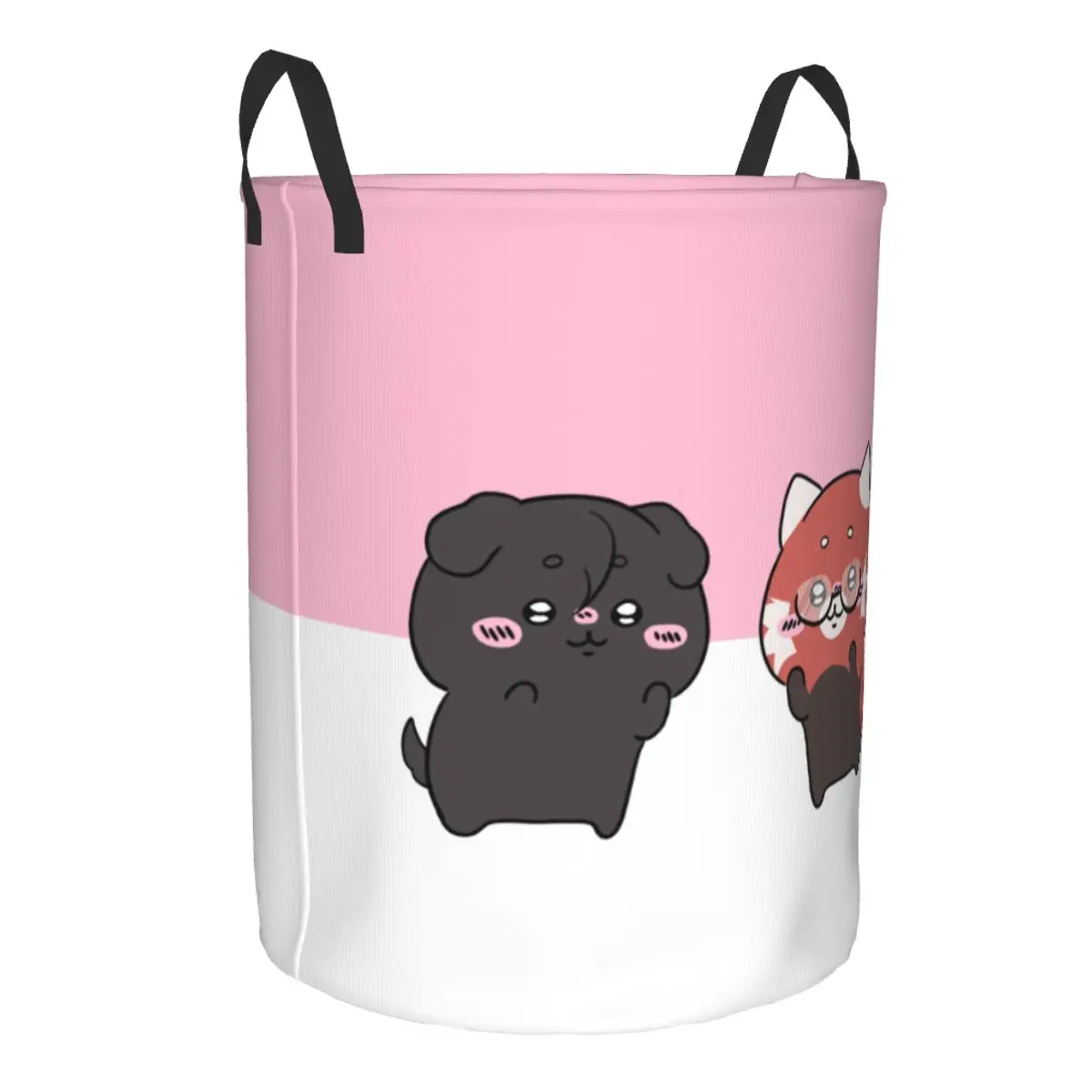 Custom Cute Cartoon Chiikawa Anime Laundry Hamper Large Storage Basket Popular Manga Girls Boys Toy Organizer