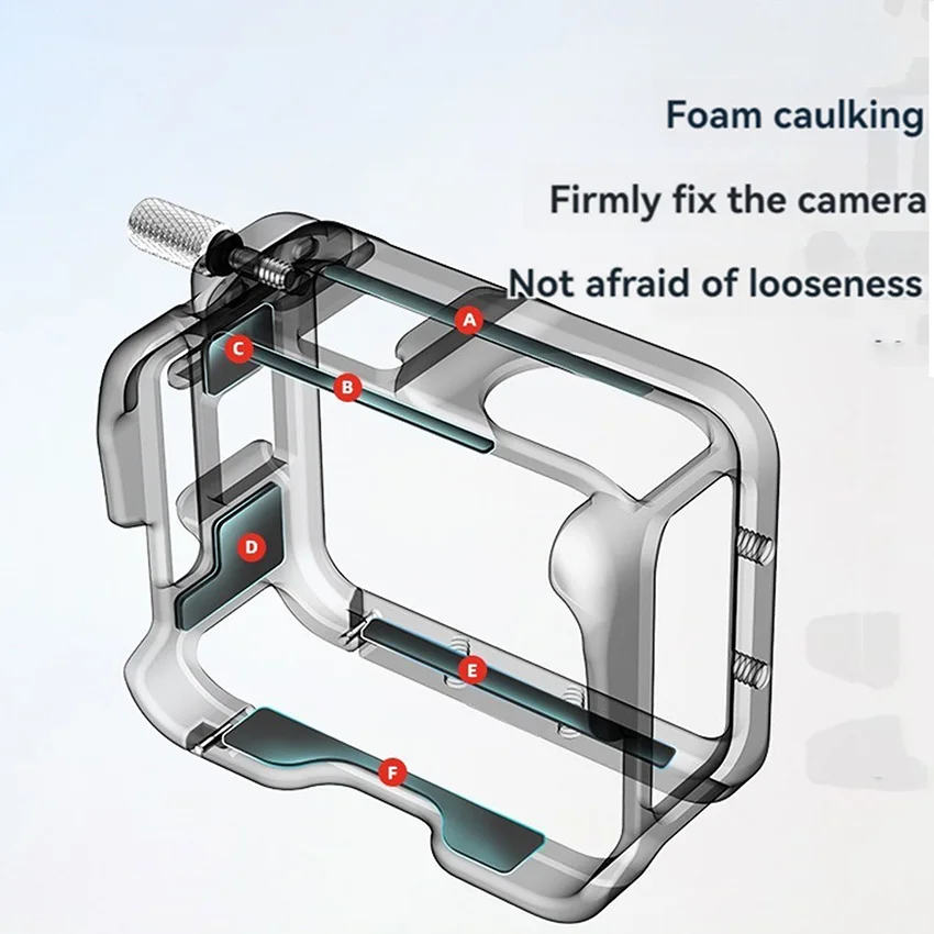 1 PC โลหะกรงกรอบป้องกันรองเท้าเย็น + ป้องกัน + อะแดปเตอร์ + ประแจสําหรับ Insta360 GO3S/GO3 กีฬากล้องอุปกรณ์เสริม